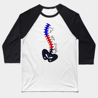 Not Straight - Polyamorous Baseball T-Shirt